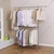 Premium Quality 400lb Double Pole Telescopic Stainless Steel Clothes Rack Retail Essential