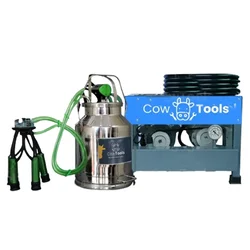 Cowtools 25ltr Double Power Single Bucket Milking Machine with 1 HP Motor, C40V