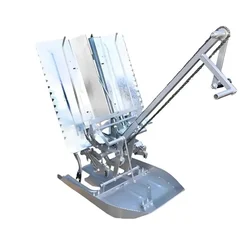 Walking Type Heavy Duty Stainless Steel 2 Row Manual Rice Transplanter, For Agriculture & Farming