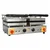 Electric Double Sandwich Griller with Spring Lock, 26X15X16 Inch, 5kw