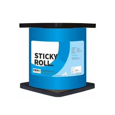 HEDO Small Blue Sticky Roll (15CmX100m) | Double Sided Glue Ribbon for Flying Insect and Sucking Pest Control