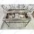 Gurubhai 45 x 24 x 32+6 inch Double Sink with Stainless Steel Body