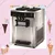 Table Top Double Compressor 3 Nozzle Softy Ice Cream Machine