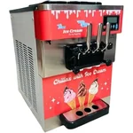 Table Top Double Compressor 3 Nozzle Softy Ice Cream Machine