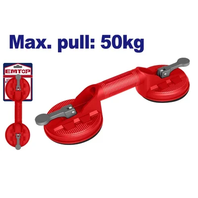 Emtop double Suction Cup 115Mm Abs 50Kg  (Emkr1G50)