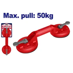 Emtop double Suction Cup 115Mm Abs 50Kg  (Emkr1G50)