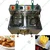 Table Top Stainless Steel 8L+8L Electric & Gas Operated Double Pan Deep Fryer With Rotary Switch, 3500W