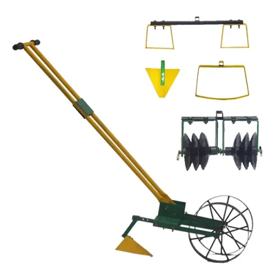 Double Wheel Harrow Complete Set With Attachments