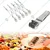 Stainless Steel Expandable 5 Wheel Dough Cutter for Pastry,Pizza, Pasta, Cakes & Cookies 