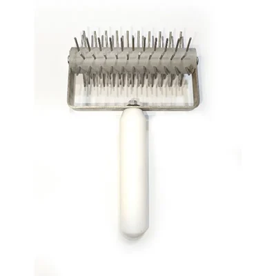 Stainless Steel Dough Docker Roller Cutter with Spikes and Wood Handle for Pizza, Cookies, Bread