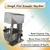SS Gharelu Dough Atta Kneader Machine 2 Kg with 0.25HP Motor