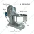 15 Kg Dough Mixer with 1hp Motor for Kneading all kinds of Flour(Atta) or Maida