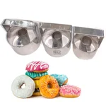 Alloy Steel 3 Sizes Doughnut Cutter for Baking Purpose