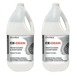 2 Pcs of Chemtex (5 Liter x 2 pcs) CX-DRAIN Drain Cleaner & Maintainer
