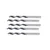 Total 10 mm HSS Drill Bit for Wood, Metal and Plastic (TAC1201004) - Pack of 5
