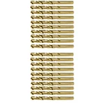 Total 10 Pcs 6 mm HSS Drill Bit for Wood, Metal and Plastic (TAC100603) - Pack of 2