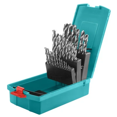 Total 25 Pcs 1-13 mm HSS M2 Drill Bits Set (TACSD0251)
