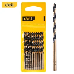 Deli 5.5mm 10 Pcs HSS Drill Bits (EDH-MHZ055-E1)- Pack Of 2