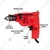 Xtra Power 6.5mm 230W Drill Machine, 4500 RPM (XPT-424)