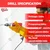HPD Shakti 10mm 350 Watt Electric Drill Machine With Portable Reciprocating Saw Converter Attachment With Accessories