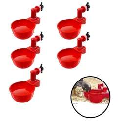 Chicken Drinker Cups, Automatic Water Refill Drinker for Poultry Farm(Pack-10 pcs )