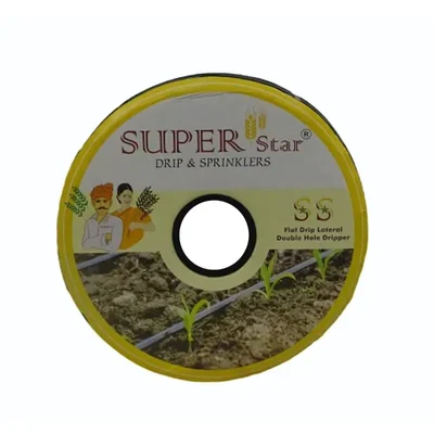 Super Star 16 mm, 3000 feet Drip Pipe with 0.35 mm Wall Thickness and 30 cm Hole Spacing | 4 LPH Discharge Rate