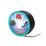 Krishi Bandhu 1000m Flat Inline Drip Lateral Pipe 20mm, 30cm Hole Spacing, 0.3 mm Wall Thickness, 4 LPHWater Discharge