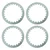 Pack of 4 Driven Piece (Clutch Core) For 105-135 Gear Box of 4 Stroke (178F, 186F, 188F & 177F) Power Tiller, E12857480
