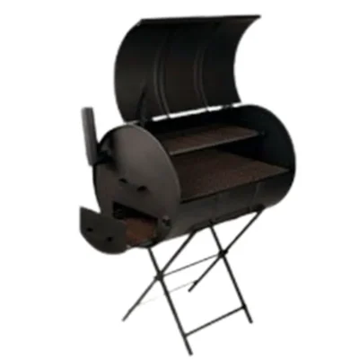 23x30X34 inch MS Drum Barbeque Griller Machine Stand Type