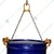 Heavy Duty 1 meter * 6 mm Drum Lifting Chain for Forklift Barrel Oil Drum(Capacity-0.5 Ton)