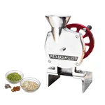AJ GURUMAC Silver and Red, Hand Operated Pista Badam And Dry Fruit Slicer Machine
