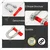 Heavy Duty G80 Alloy Steel 1 Ton Screw Pin Type D Shackle For Lifting (Pack of 5)