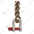 Heavy Duty G80 Alloy Steel 1 Ton Screw Pin Type D Shackle For Lifting (Pack of 5)