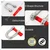 Ferreterro 2 Ton Alloy Steel Screw Pin Type D Shackle For Lifting(Pack-3 Pcs )