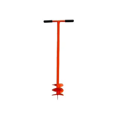 Manual Dual Blade Post Hole Hand Auger, Earth Hole Digger, Use for Nursery &Gardening With 6 inch(15.24 cm) Diameter
