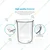 SBT Set of 2 pcs Borosilicate 3.3 Glass Beaker 100 ml, 1000 ml with Graduation Marks for School, Collage Laboratory