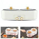 Skyline (Pack of 8) 2x1.5 Ltr Dual Cooking Pot ( Cook and Serve ), VTL-6565