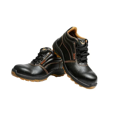 Hillson Mens Workout Dual Density PVC Safety Shoe, Double Density Synthetic leather upper(Size-6)