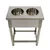 Gurubhai 24 x 12 x 32 inch 2 Pot Electric Operated Bain Marie