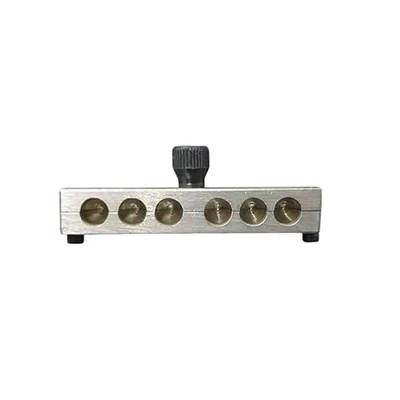 Labgo Total Brass Nickel Plated Suppository Mold Consistent Dosing 6 Holes