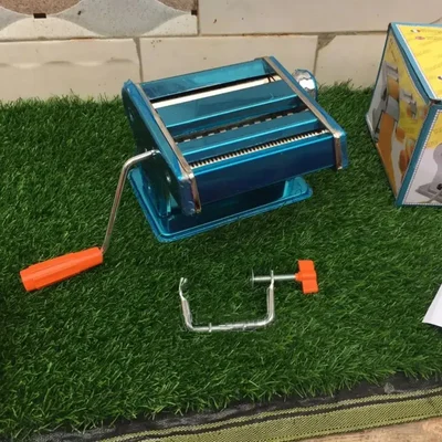 Stainless Steel Manual Pasta/Momo Sheet Maker Machine for Spaghetti, Fettuccini, Lasagna or Dumpling Skins