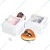 100 Pcs, 4 x 4 x 3 Inch 320 GSM Duplex Cake Box for Cookies, Pastries, Mini Cakes, Donuts, Pie Slices