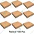 100 Pcs, 10 x 10 x 1.5 Inch 320 GSM Duplex Pizza Box for Cookies, Pastries, Mini Cakes, Donuts, Pie Slices