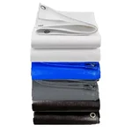 ZN Global 600 GSM 21 feet x 12 feet Nylon Fabric, PVC Coated, UV Protected, Waterproof Tarpaulin Sheet