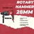 DYK 28 mm 1680 Watts Rotary Hammer Drill, 1300 RPM (D2R-EE01-D8R)