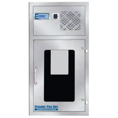 LuxMed Dynamic Pass Box (230V) for Cleanroom Contamination Control, HEPA & UV Air Shower