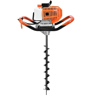 Sprayman 52 CC Petrol Earth Auger with 2 Inch Bit | 2 Stroke Post Hole Digger SEA-5500