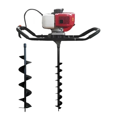 Heavy Duty 2 Stroke 82 CC For Earth Auger/ Post Hole Digger Machine With 4 & 6 Inch Auger Bit For Heavy Use
