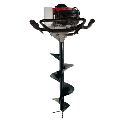 Mecstroke 4 Stroke 82 cc Earth Auger with 10 inch Auger Bit | Post Hole Digger Machine
