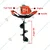 Heavy Duty 63 cc 2 Stroke Earth Auger / Post Hole Digger / Earth Drill Machine With 12 Inch Bit